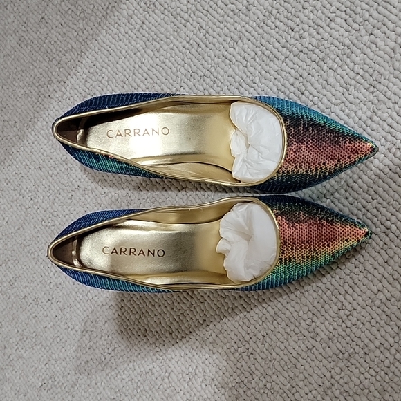 Carano Cherri- Dress Pump Sequins Size 6 - Picture 3 of 7